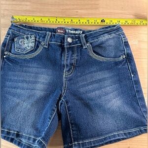 Jean shorts by Kiss Therapy in excellent condition size 9/10